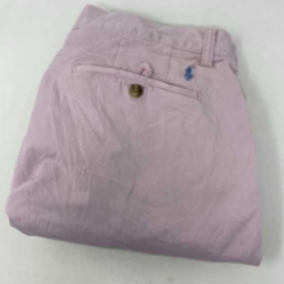 Polo Ralph Lauren Men's 33 Stretch Classic Fit Pink Flat Front Chino Shorts - Picture 3 of 6